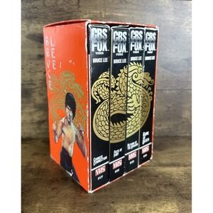 Bruce Lee 4 VHS Tape Box Set 1990 CBS FOX Tested And Working Fast Safe Shipping